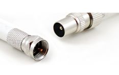 RG6 IEC a F conectores