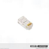 Conector RJ-45 8P8C para UTP Cat 6, set 10 p.