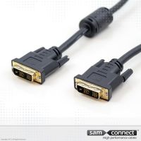 Cable DVI-D Simple Enlace, 3m, m/m