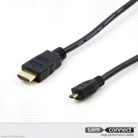 Cable de HDMI Micro a HDMI, 3m, m/m
