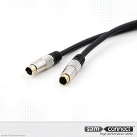 Cable S-VHS Serie Profesional, 1.5m, m/m
